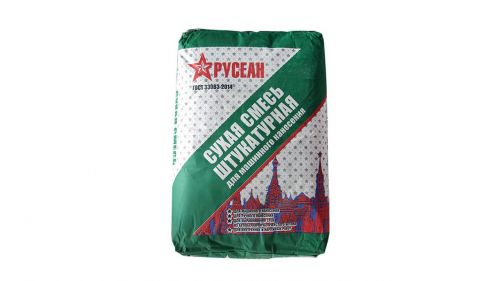 Штукатурная сухая смесь модифицированная (40кг)Русеан