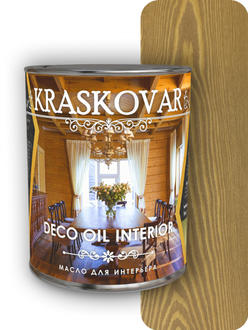 Масло для интерьера Kraskovar Deco Oil Interior Тоскана 0,75л