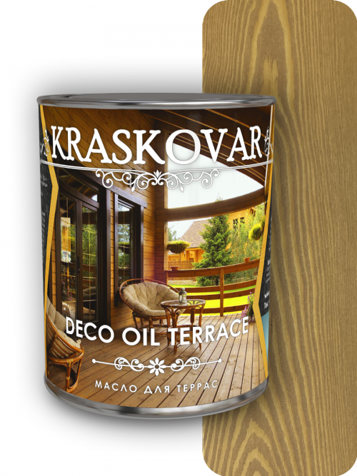 Масло для террас Kraskovar Deco Oil Terrace Тоскана 2,2л