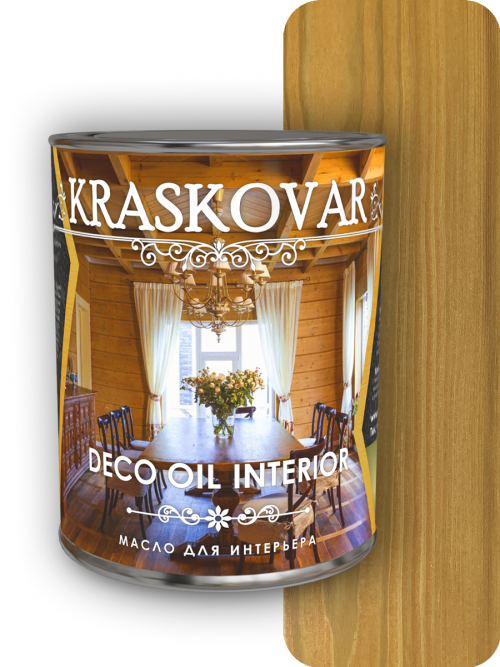 Масло для интерьера Kraskovar Deco Oil Interior Бук 2,2л